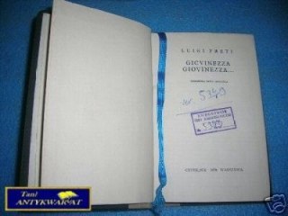 GIOVINEZZA, GIOVINEZZA... - L. Preti