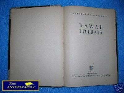 KAWAŁ LITERATA - J.I.Kraszewski