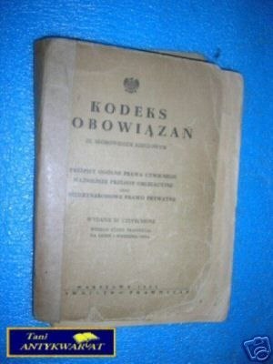 KODEKS ZOBOWIĄZAŃ ZE SKOROWIDZEM RZECZOWYM