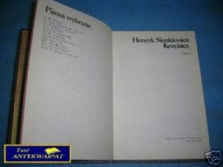 KRZYŻACY T.I - H.Sienkiewicz