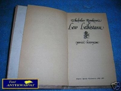 LEW LECHISTANU - W.Rymkiewicz