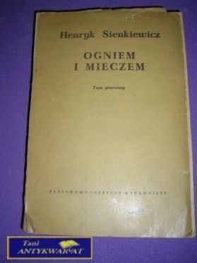 OGNIEM I MIECZEM T.1-H.Sienkiewicz