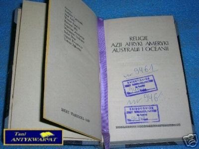 RELIGIE AZJI AFRYKI AMERYKI AUSTRALII I OCEANII