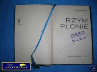RZYM PŁONIE - J. Piechowski