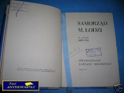 SAMORZĄD M. ŁODZI - W LATACH 1928-1932