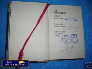 ŚMIERĆ W GÓRACH - J.Giovanni