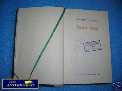 ŚWIĘTE ŻYCIE - M. Hołyńska