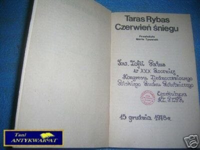 CZERWIEŃ ŚNIEGU - T. Rybas