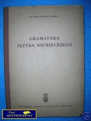 GRAMATYKA JĘZYKA NIEMIECKIEGO DLA SZKÓŁ ŚREDNI