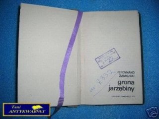 GRONA JARZĘBINY - F. Zamojski