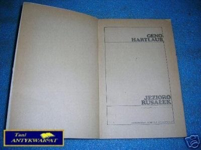 JEZIORO RUSAŁEK - G.Hartlaub