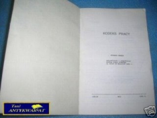 KODEKS PRACY WG STANU PRAWNEGO Z 30.IV.1991R.