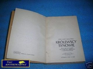 KRÓLEWSCY SYNOWIE - J.I.Kraszewski