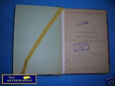 MATERIAŁ SZKOLENIOWY Z ZAKRESU PRZEMYSŁU DRZEWNE