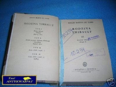 RODZINA THIBAULT T.III - R.Martin du Gard
