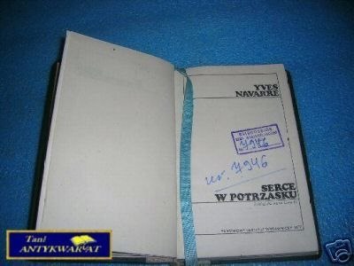 SERCE W POTRZASKU - Y. Navarre