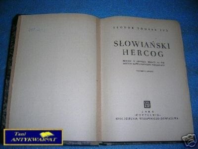 SŁOWIAŃSKI HERCOG TOM III IV- T.T.Jeż