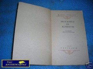 ŚWIERSZCZ ZA KOMINEM - K.Dickens