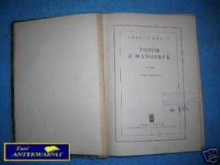 TOPÓR Z WANDSBEK CZ.I - A.Zweig