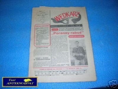 WĘDKARZ NR.524 1-15.03.1991 R.