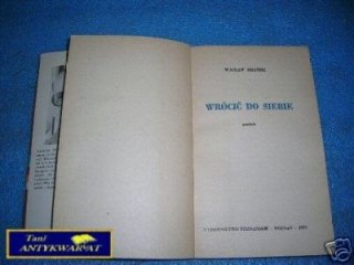 WRÓCIĆ DO SIEBIE - W.Biliński