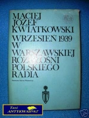 WRZESIEŃ 1939 W WARSZAWSKIEJ ROZGŁOŚNI PR