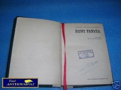 BUNT PARYŻA - J.T.Dybowski