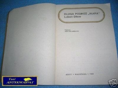 DŁUGA PODRÓŻ "IKARA" - L. Diło