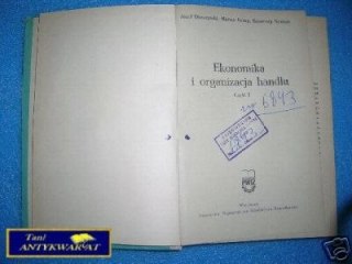 EKONOMIKA I ORGANIZACJA HANDLU - J. Dorożyński