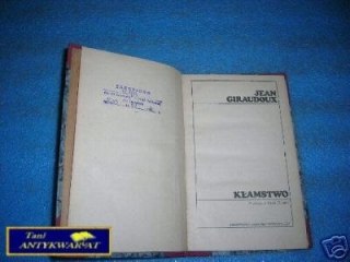 KŁAMSTWO - J.Giraudoux