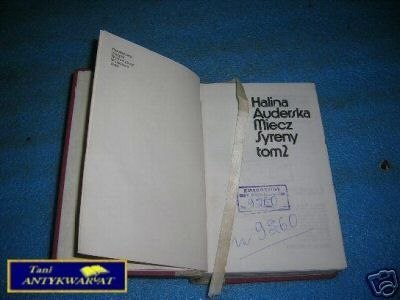 MIECZ SYRENY T.II - H.Auderska