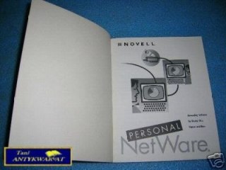 NOVELL - PERSONAL NETWARE