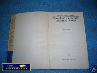OPOWIEŚĆ O CZARNYM KSIĘŻYCU PELAU - S.M.Saliń