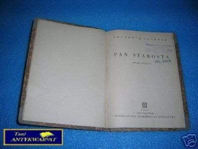 PAN STAROSTA - F.Skarbek