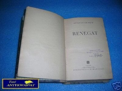 RENEGAT - E.E.Ward
