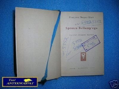 SPRAWA BELLAMY'EGO - F. Noyes Hart