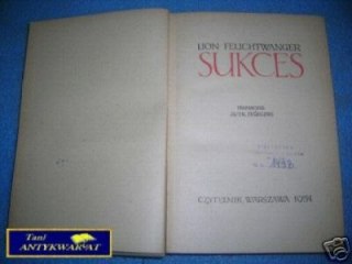SUKCES - L.Feuchtwanger