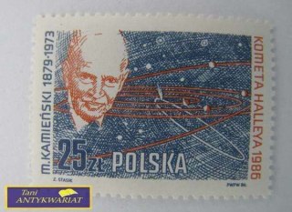 ZNACZEK-M.KAMIEŃSKI 1879-1973 KOMETA HALLEYA 1985
