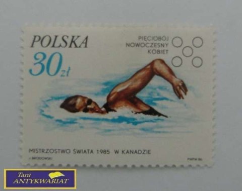 ZNACZEK- MISTRZOSTWO ŚWIATA 1985 W KANADZIE