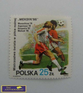 ZNACZEK - MŚ W PIŁCE NOŻNEJ MEKSYK 86