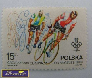 ZNACZEK POCZTOWY IGRZYSKA XXIII OLIMPIADY 1984