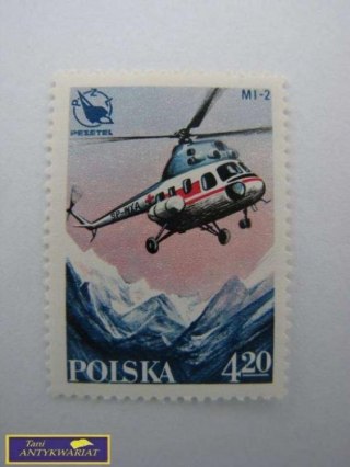 ZNACZEK POCZTOWY POLSKA ŚMIGŁOWIEC