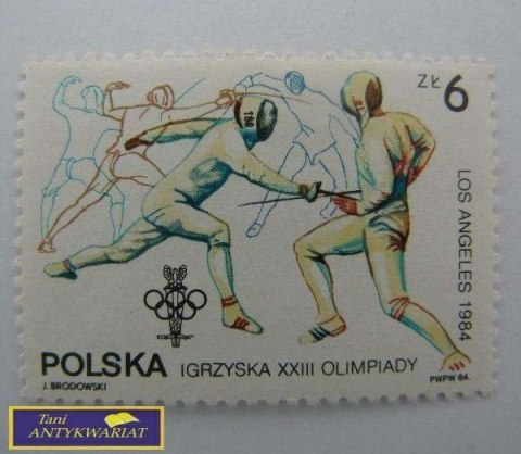 ZNACZEK- POLSKA IGRZYSKA XXIII OLIMPIADY 1984 ZNACZEK- POLSKA IGRZYSKA XXIII OLIMPIADY 1984