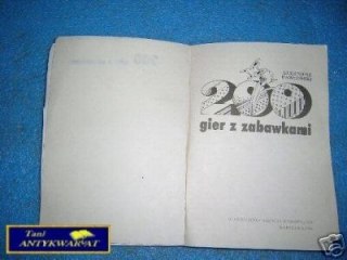 200 GIER Z ZABAWKAMI - E.Pawłowski