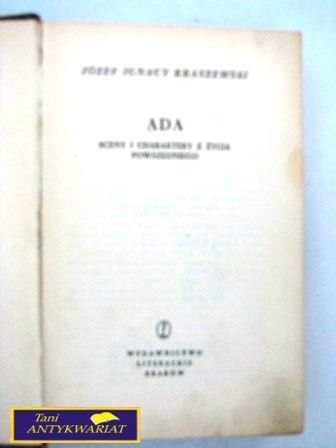 ADA - DZIEŁA - Józef Ignacy Kraszewski
