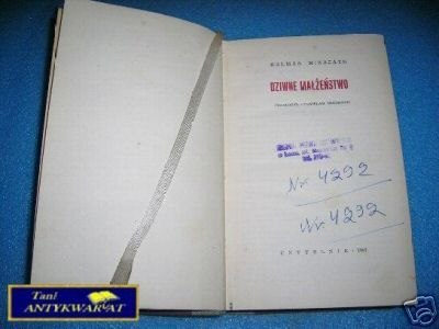 DZIWNE MAŁŻEŃSTWO - K. Mikszath