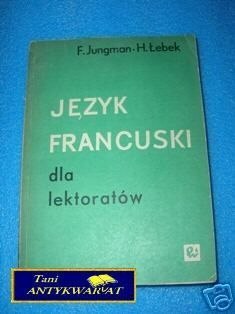JĘZYK FRANCUSKI DLA LEKTORATÓW - F.Jungman