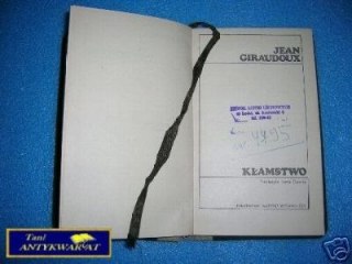 KŁAMSTWO - J. Giraudoux