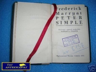 PETER SIMPLE TOM DRUGI - F. Marryat