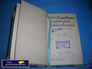 SZALONA PANI, KRÓLEWSKI GONIEC - J.Gardner